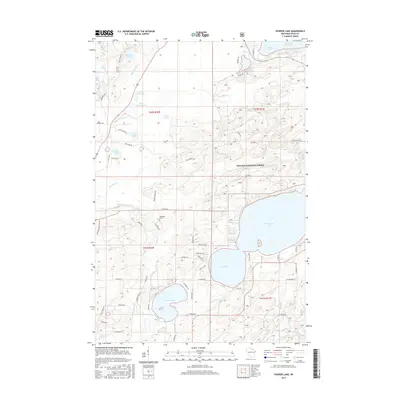 2015 Map of Pioneer Lake, 2015 Print