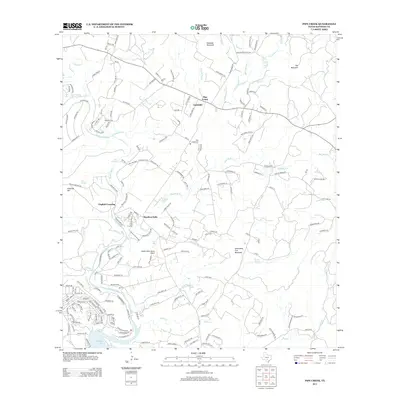 2013 Map of Pipe Creek, 2013 Print