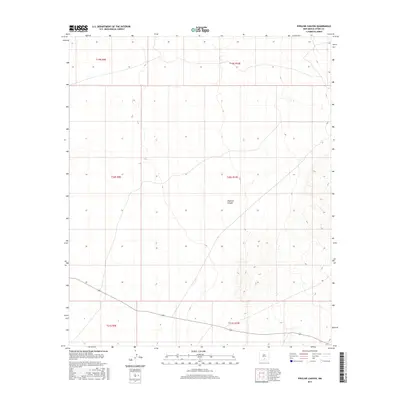 2017 Map of Pipeline Canyon, 2017 Print