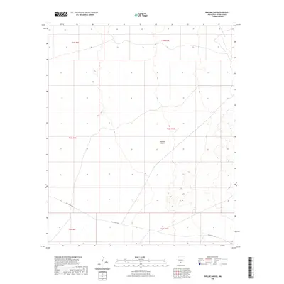 2020 Map of Pipeline Canyon, 2020 Print