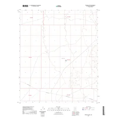 2023 Map of Pipeline Canyon, 2023 Print