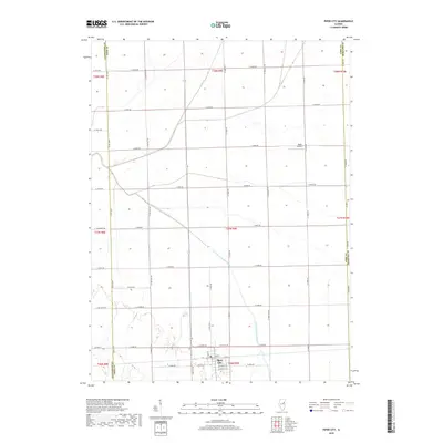 2018 Map of Piper City, 2018 Print