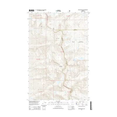 2014 Map of Piper-Crow Pass, 2014 Print