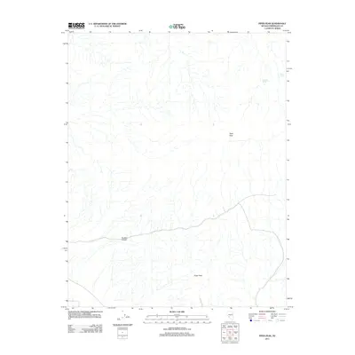 2011 Map of Piper Peak, 2011 Print
