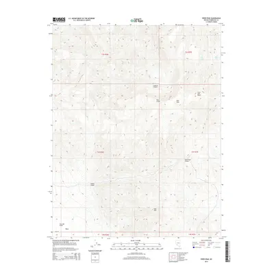 2014 Map of Piper Peak, 2014 Print