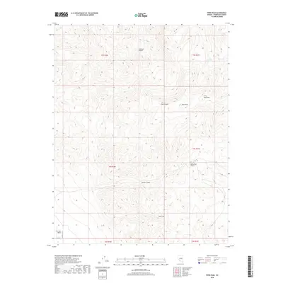 2018 Map of Piper Peak, 2018 Print