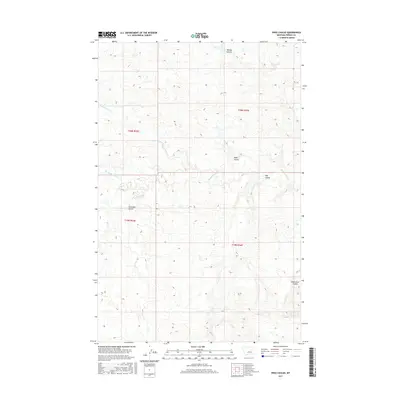 2017 Map of Pipes Coulee, 2017 Print
