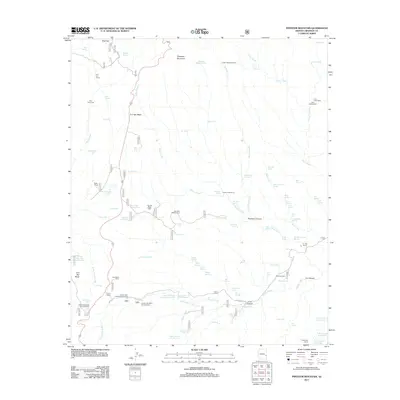 2011 Map of Pipestem Mountain, 2011 Print