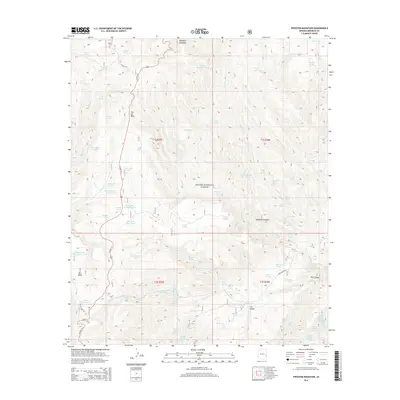 2014 Map of Pipestem Mountain, 2014 Print