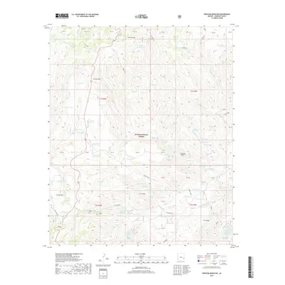 2018 Map of Pipestem Mountain, 2018 Print