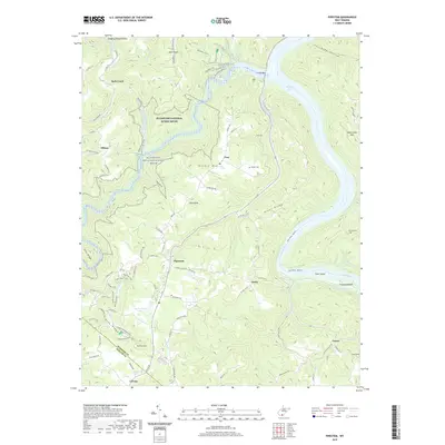 2019 Map of Pipestem, 2019 Print