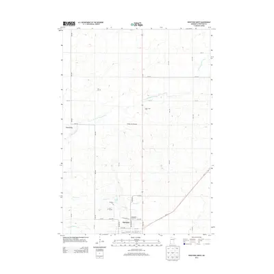 2013 Map of Pipestone North, 2013 Print