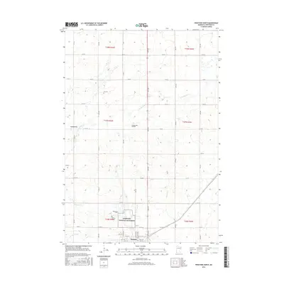 2016 Map of Pipestone North, 2016 Print