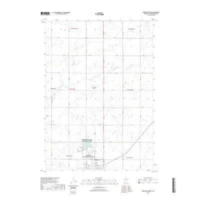 2019 Map of Pipestone North, 2019 Print