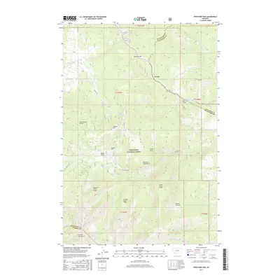 2017 Map of Pipestone Pass, 2017 Print