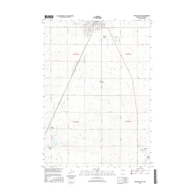 2016 Map of Pipestone South, 2016 Print