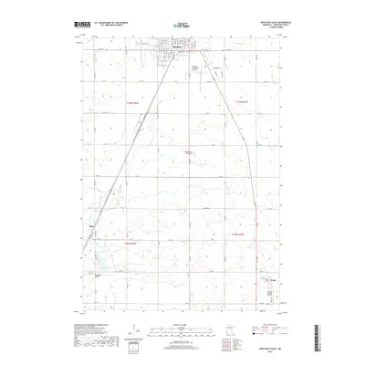 2019 Map of Pipestone South, 2019 Print