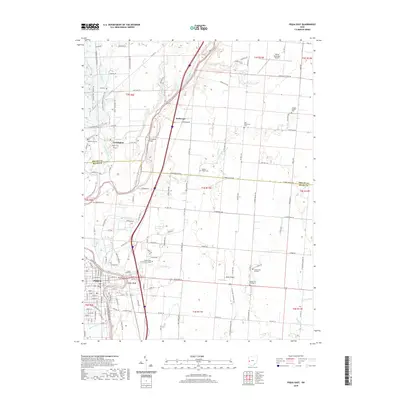 2019 Map of Piqua East, 2019 Print