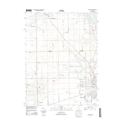 2013 Map of Piqua West, 2013 Print