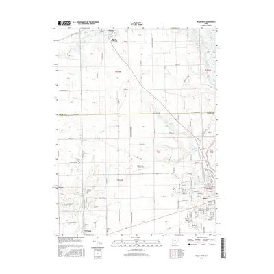 2016 Map of Piqua West, 2016 Print