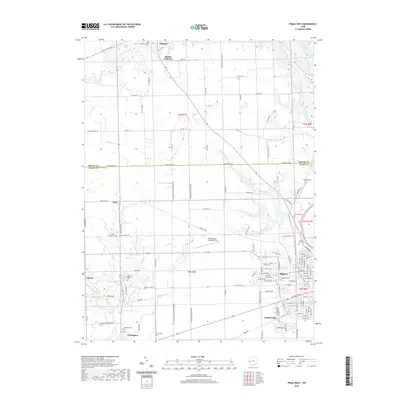 2019 Map of Piqua West, 2019 Print