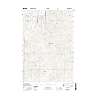 2014 Map of Piquett Creek, 2014 Print