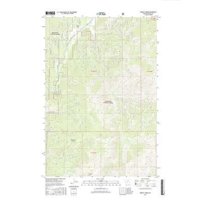 2017 Map of Piquett Creek, 2017 Print