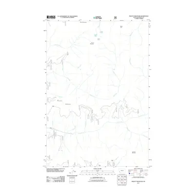 2011 Map of Piquett Mountain, 2011 Print