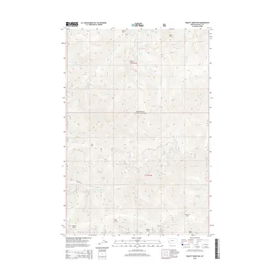 2014 Map of Piquett Mountain, 2014 Print