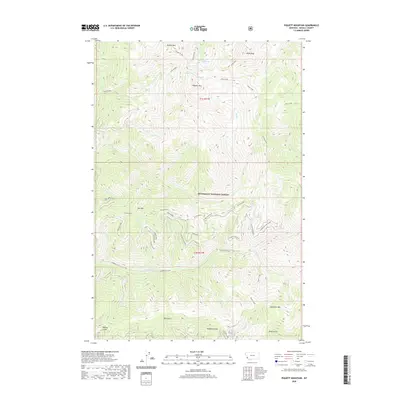 2020 Map of Piquett Mountain, 2020 Print