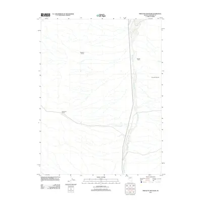 2011 Map of Pirouette Mountain, 2011 Print