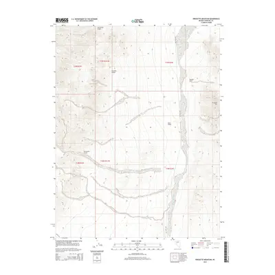 2014 Map of Pirouette Mountain, 2014 Print