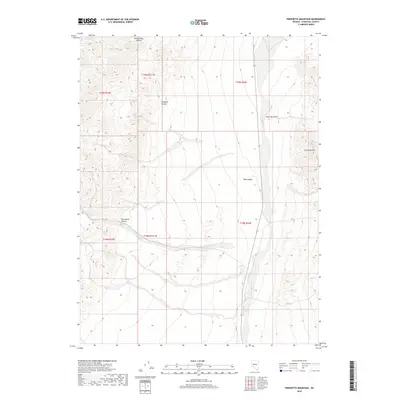 2018 Map of Pirouette Mountain, 2018 Print