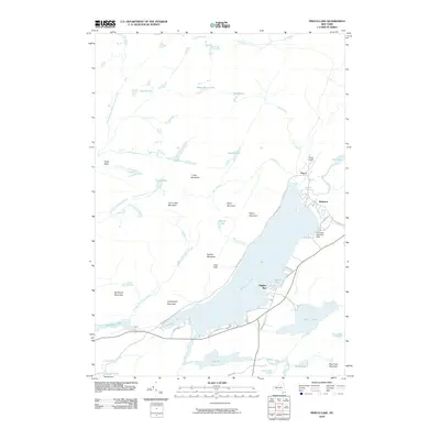 2010 Map of Piseco Lake, 2010 Print
