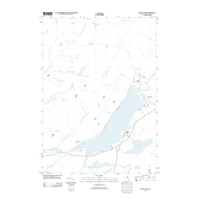 2013 Map of Piseco Lake, 2013 Print