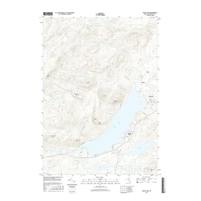 2016 Map of Piseco Lake, 2016 Print