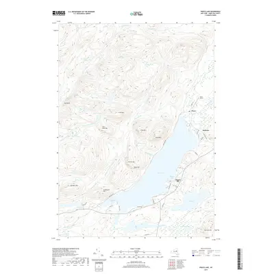 2019 Map of Piseco Lake, 2019 Print