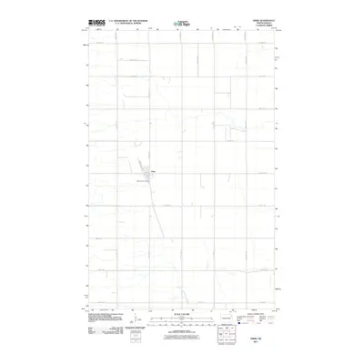 2011 Map of Pisek, 2011 Print