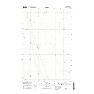 2014 Map of Pisek, 2014 Print