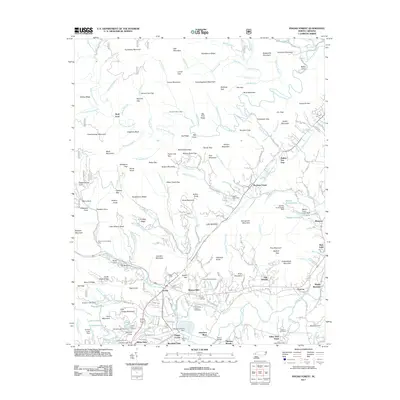 2011 Map of Pisgah Forest, 2011 Print