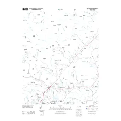 2013 Map of Pisgah Forest, 2013 Print