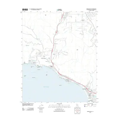 2012 Map of Pismo Beach, 2012 Print