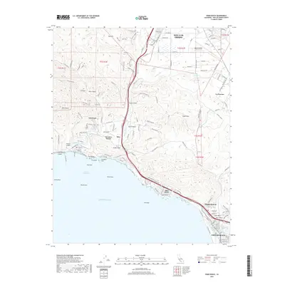 2018 Map of Pismo Beach, 2018 Print