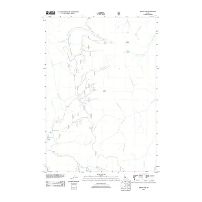 2011 Map of Pistol Lake, 2011 Print