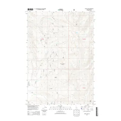 2013 Map of Pistol Lake, 2013 Print