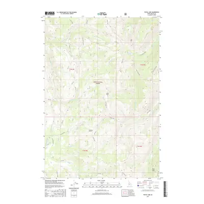 2017 Map of Pistol Lake, 2017 Print