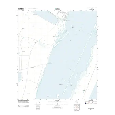 2013 Map of Pita Island, 2013 Print