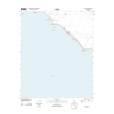 2012 Map of Pitas Point, 2012 Print