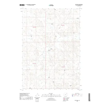 2018 Map of Pitch Draw, 2018 Print