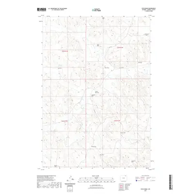 2021 Map of Pitch Draw, 2021 Print